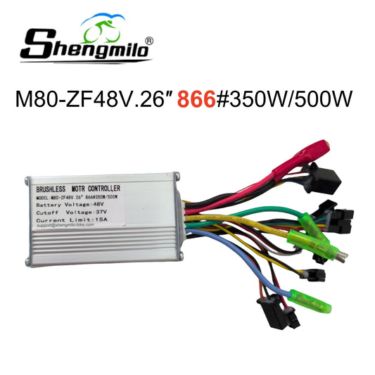 Official M80-ZF48V.26" 866#350W/500W Controller Special for Shengmilo M80 Electric Bike