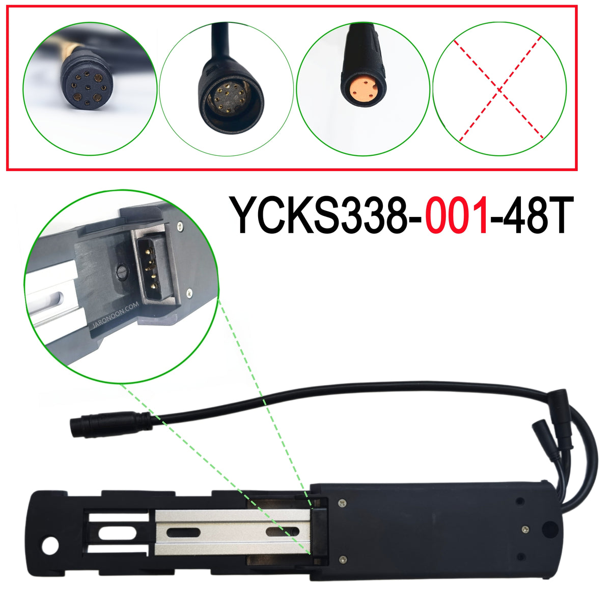 YCKS338-001-48T / YCKS338-003-48T Controller Speical for CMACEWHEEL Electric Bike M26
