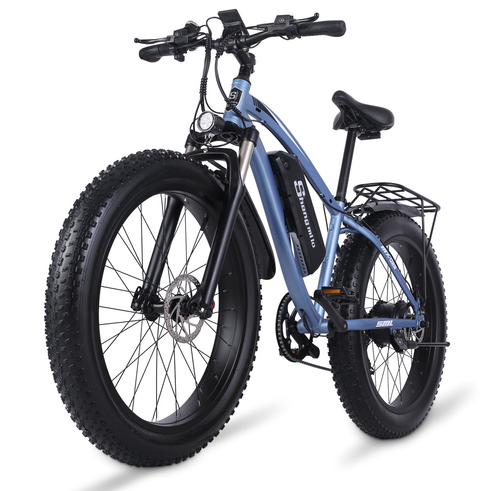 Shengmilo MX02S 26 Zoll Elektrofahrrad 1000W Herren Mountainbike Snowbike 48V17Ah Lithium Batterie 4.0 Fat Tire E-Bike Hydraulische Scheibenbremse