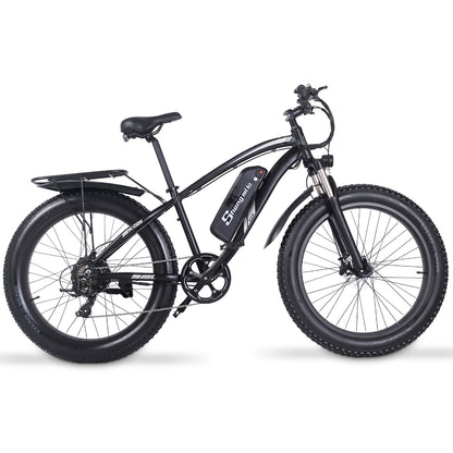 Shengmilo MX02S 26 Zoll Elektrofahrrad 1000W Herren Mountainbike Snowbike 48V17Ah Lithium Batterie 4.0 Fat Tire E-Bike Hydraulische Scheibenbremse
