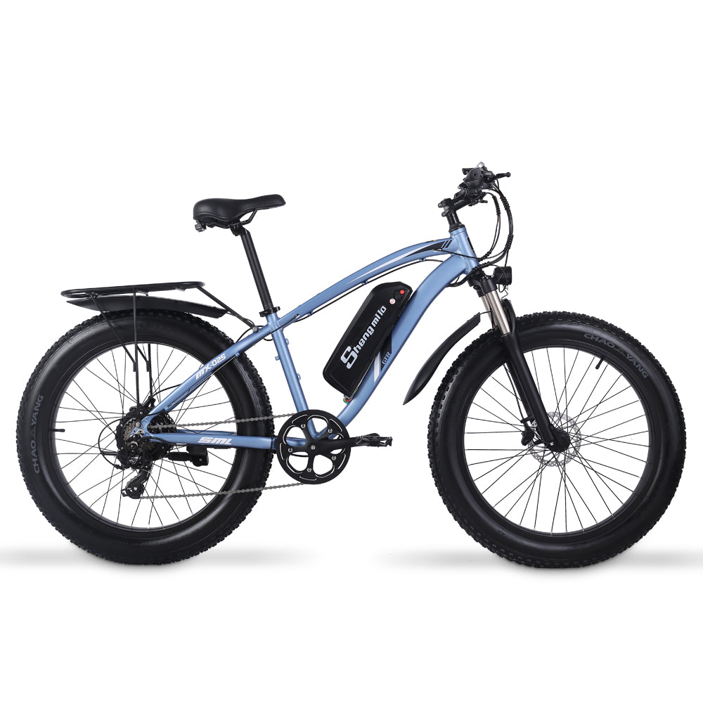 Shengmilo MX02S 26 Zoll Elektrofahrrad 1000W Herren Mountainbike Snowbike 48V17Ah Lithium Batterie 4.0 Fat Tire E-Bike Hydraulische Scheibenbremse